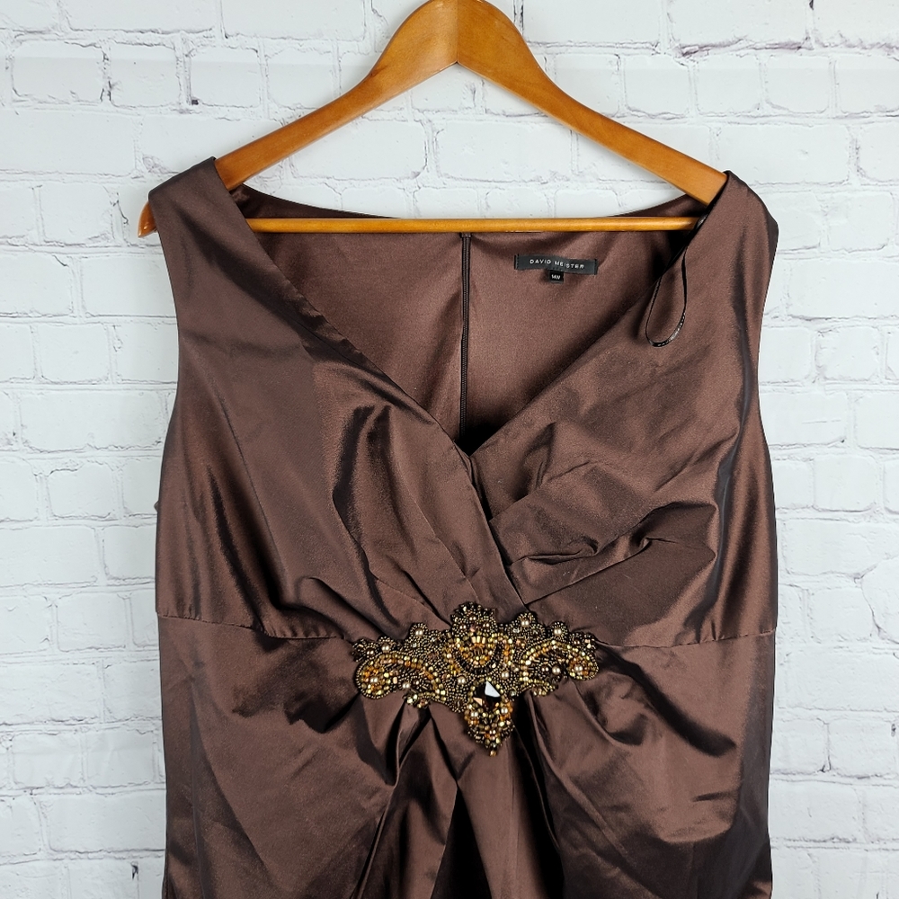 David Meister Midi length cocktail dress